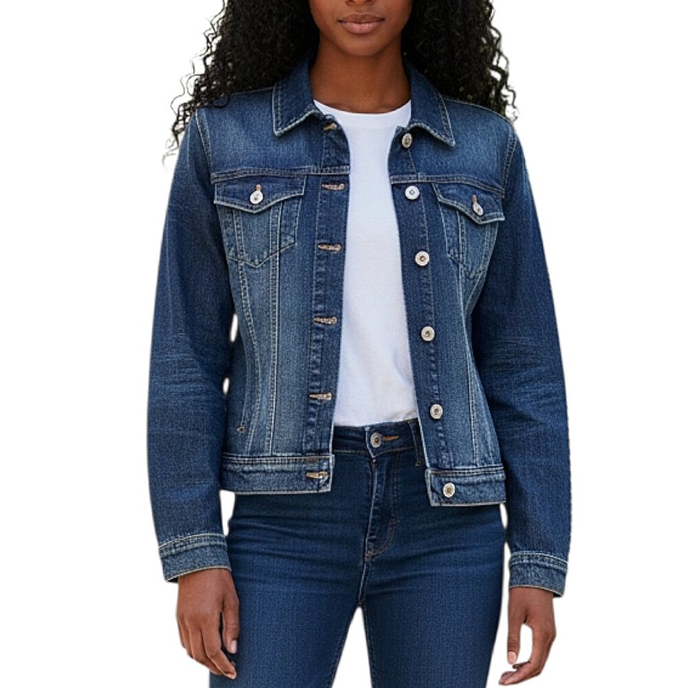 Tommy Hilfiger Ombre Denim Jacket - Excellent Condition - Medium
